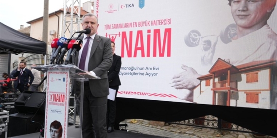 BAKAN BAK BULGARİSTAN’DA NAİM SÜLEYMANOĞLU ANI EVİ’NİN AÇILIŞINA KATILDI