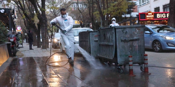 TERTEMİZ ÇANKAYA” İÇİN KÖŞE BUCAK TEMİZLİK