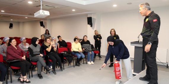 Yenimahalle’de yurt sakinlerine Afet Farkındalık Eğitimi
